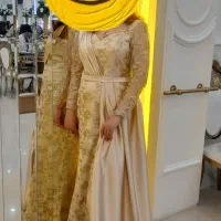 پیراهن کارشده مجلسی ست مادر دختری