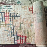 گلیم خشک|گلیم، جاجیم، گبه|خرمآباد, |دیوار