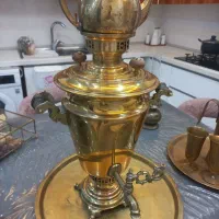 سماورذغالی آفتابه لگن کهنه پارچ سینی عتیقه کلکسیون|کلکسیون اشیاء عتیقه|بجنورد, |دیوار