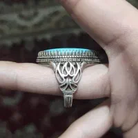 انگشتر نقره فیروزه
