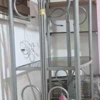 میز تلویزیون فلزی چهار طبقه|میز تلویزیون|رشت, منظریه|دیوار