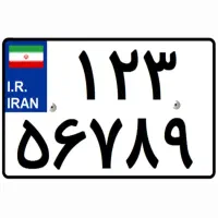 پلاک موتور پیدا شده
