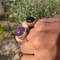 انگشتر عقیق سلیمانی و سنگ نگین باباقوری