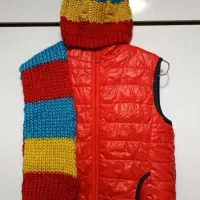 پافر کلاهدار+ست کلاه شال