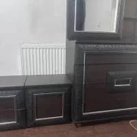 سرویس خواب ام دی اف با تشک رویال قیمت توافقی