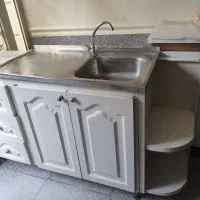 سینک کابینت دار در حد نو