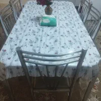 میز ناهار خوری شش نفره با صندلی