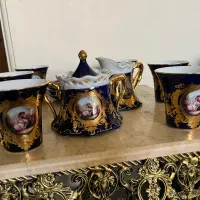 سرویس چای خوری سرمه ای