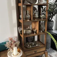 بوفه چوب سرو بدون شیشه