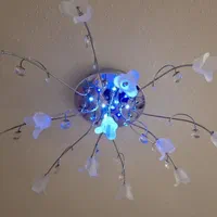 لوستر سقفی استیل ۱۳شاخه|لوستر و چراغ آویز|تهران, تسلیحات|دیوار