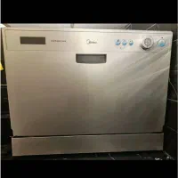 ظرفشویی8نفره برند مدیا رنگ سیلور