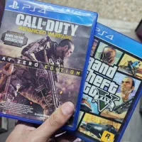 فروش ۲ بازی  gta v  call of duty