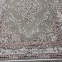 دو عدد فرش ۶متری گردویی گل برجسته