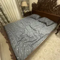 تخت سلطنتی چوب گردو|تخت و سرویس خواب|تهران, تختی|دیوار