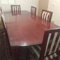 میز نهارخوری 10 نفره چوب گردو|میز و صندلی غذاخوری|شیراز, ارم|دیوار