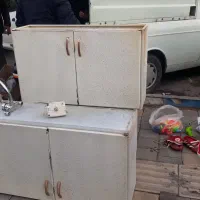 سلام کابینت دیواری وهود سالم وشیرظرف شویی ۳ملیون|آبچکان و نظمدهنده ظروف|همدان, |دیوار