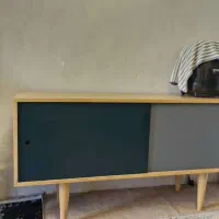 میز کنسول دکوراتیو - زیر تلوزیونی چوب راش