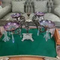 شکلات خوری انتیک  اینه کنسول ،گلدان ،برنز قدیمی