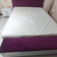 تخت و سرویس دونفره  درحد کم کار