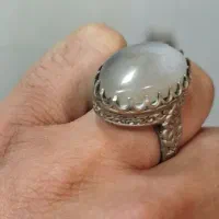 انگشتر نقره عقیق کبود یمنی