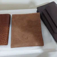 سه قلم کیف و اکسسوری چرمی مردانه نو