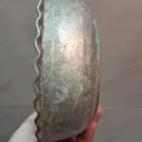 تاس حمام مسی قاجاری قدیمی در دو سایز|کلکسیون اشیاء عتیقه|ری, دیلمان|دیوار