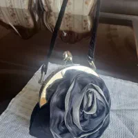 کیف مجلسی کوچک گل حریر برجسته