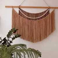 دیوارکوب مکرومه اماده تحویل حراج خورده