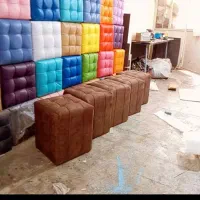 پاف نشیمن انتظار نیمکت پشتی دار|صندلی و نیمکت|کرج, حصارک پایین|دیوار