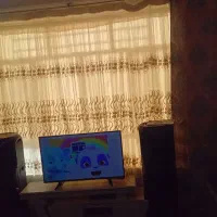 پرده تور همراه با تا دستک