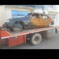 پژو ۴۰۵ تصادفی داخل موتور سالم