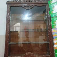 بوفه تمام چوب|بوفه، ویترین، کنسول|کاشمر, |دیوار