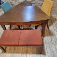 میز ناهارخوری ۴ نفره|میز و صندلی غذاخوری|شهرکرد, |دیوار