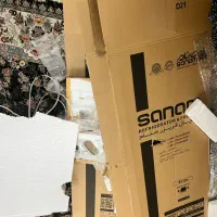 دوعدد کارتن یخچال و فریزر