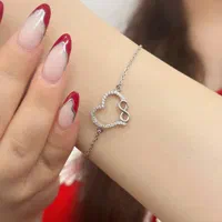 دستبند نقره روکش طلا بال فرشته کد34 نقره سازی|بدلیجات|تبریز, |دیوار
