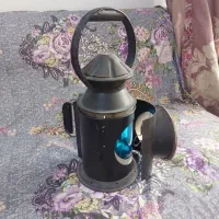 فانوس نفتی بسیار قدیمی ساخت انگلستان،اصلی|کلکسیون اشیاء عتیقه|شاهرود, |دیوار