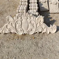 کتیبه گل سنگی،کله گاوی،سرستون پاستون بادستگاهcnc|صنایع دستی و سایر لوازم تزئینی|ری, هاشم‌آباد|دیوار