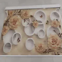 پرده زبراا در حد نو وسالم با آستری|پرده، رانر، رومیزی|شاهرود, |دیوار