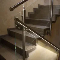 درب ضد سرقت نرده شیشه ای دودی، استیل ،لمینت کدT063|مصالح و تجهیزات ساختمان|چمستان, |دیوار