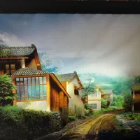 تابلو چراغ دار|تابلو، نقاشی، عکس|کرج, خرمدشت|دیوار