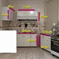 کابینت فلزی با درب های ام دی اف