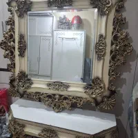آینه با کنسول|بوفه، ویترین، کنسول|اهواز, فاز ۲ پادادشهر|دیوار