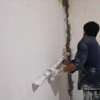 گچکاری گچخاک سفید لکه گیری