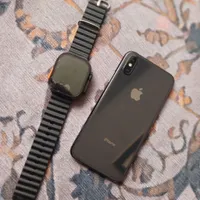 اپل iPhone X با حافظهٔ ۲۵۶ گیگابایت همراه اپل واچ|موبایل|کرج, منظریه|دیوار