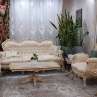 فروش مبل ۹ نفره، ناهارخوری ۸ نفره و بوفه