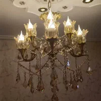 لوستر برنز برنجی درحد نو|لوستر و چراغ آویز|تهران, تهرانسر شرقی|دیوار