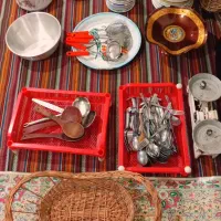 لوازم آشپزخانه ملامین چینی قاشق چنگال ملاقه کفگیر
