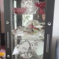بوفه ویترین مشکی سه طبقه|بوفه، ویترین، کنسول|تنکابن, |دیوار