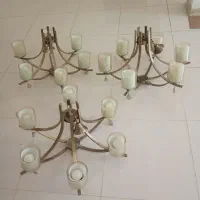 لوستر ۶شعله فلزی