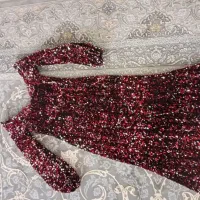 لباس مجلسی پولکی بسیار تن خور زیبا|لباس|فردیس, شهرک ناز|دیوار